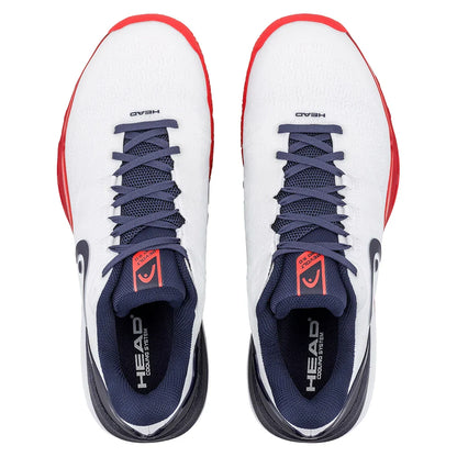Men's Revolt Pro 5.0 Tennis Shoes White and Navy