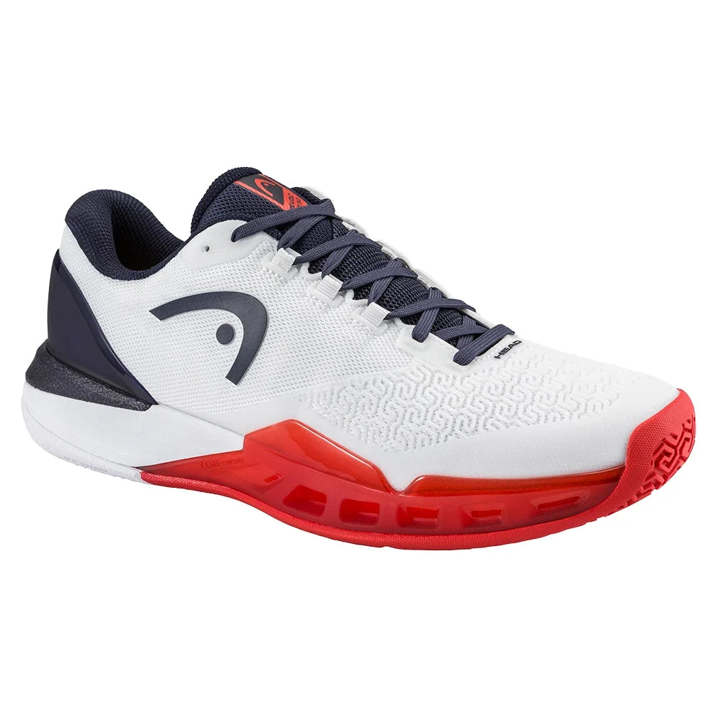 Men's Revolt Pro 5.0 Tennis Shoes White and Navy