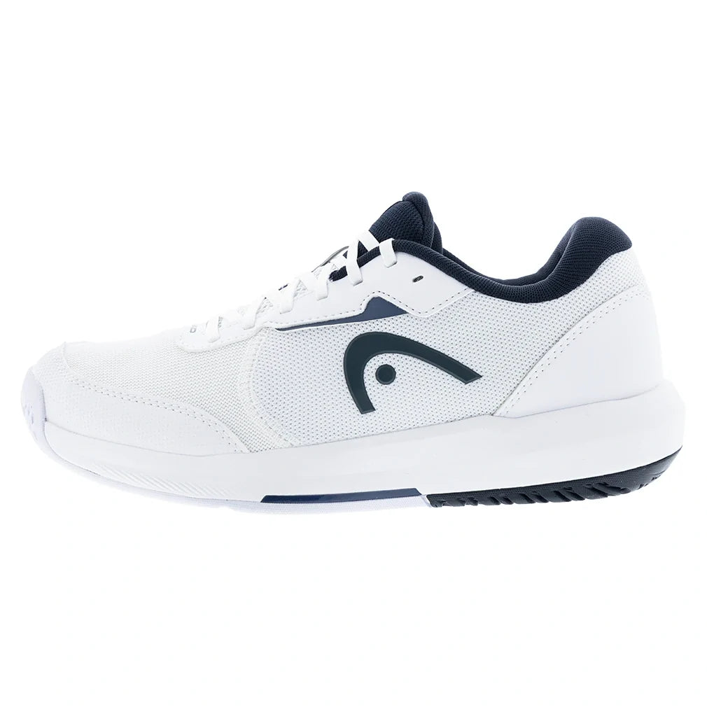 Men's Revolt Court 5.0 Tennis Shoes White and Blueberry