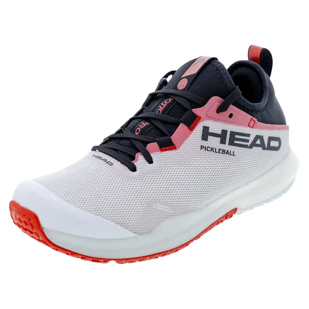 Men's Motion Pro Pickleball Shoes White and Red-Footwear-Head-273704WHRD-B03copy-Tennis Express