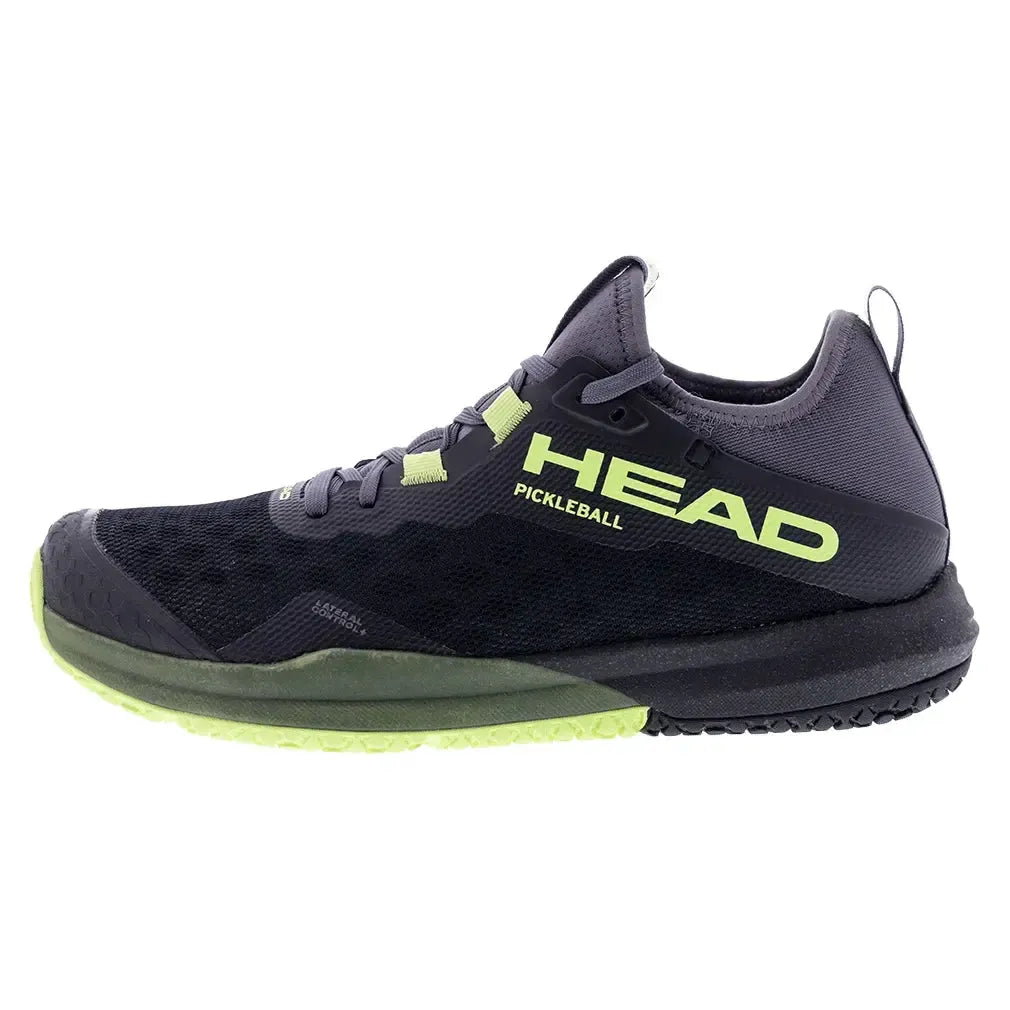 Men's Motion Pro Pickleball Shoes Black and Lime