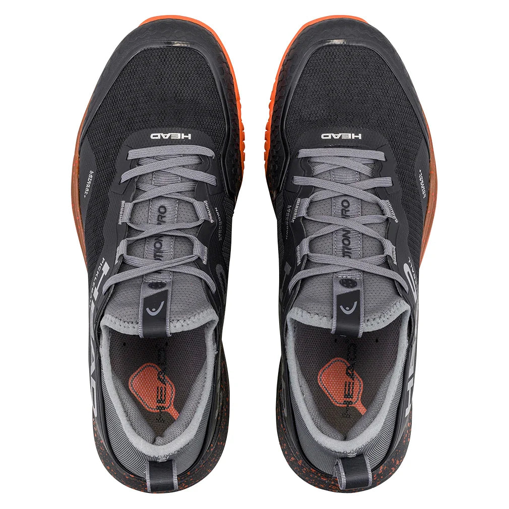 Men's Motion Pro Pickleball Shoes Black and Orange
