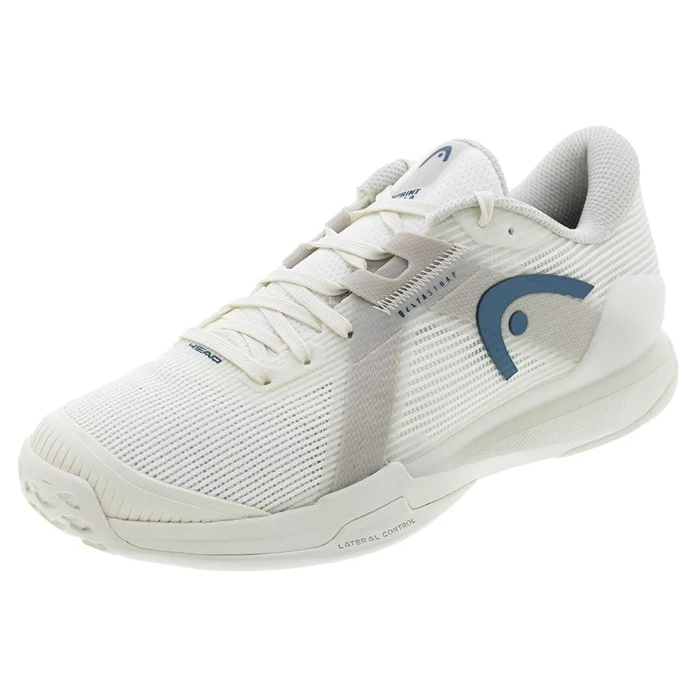 Women's Sprint Pro 4.0 Tennis Shoes Chalk White and Twilight Blue-Footwear-Head-274165CWTB-S25-Tennis Express