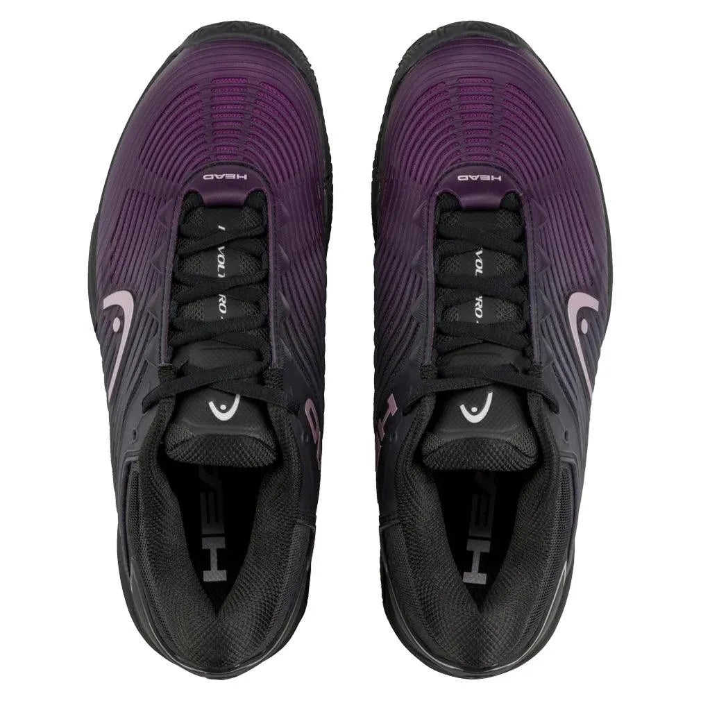 Women's Revolt Pro 4.5 Clay Tennis Shoes Black and Plum