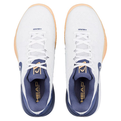 Women's Revolt Pro 5.0 Tennis Shoes White and Apricot
