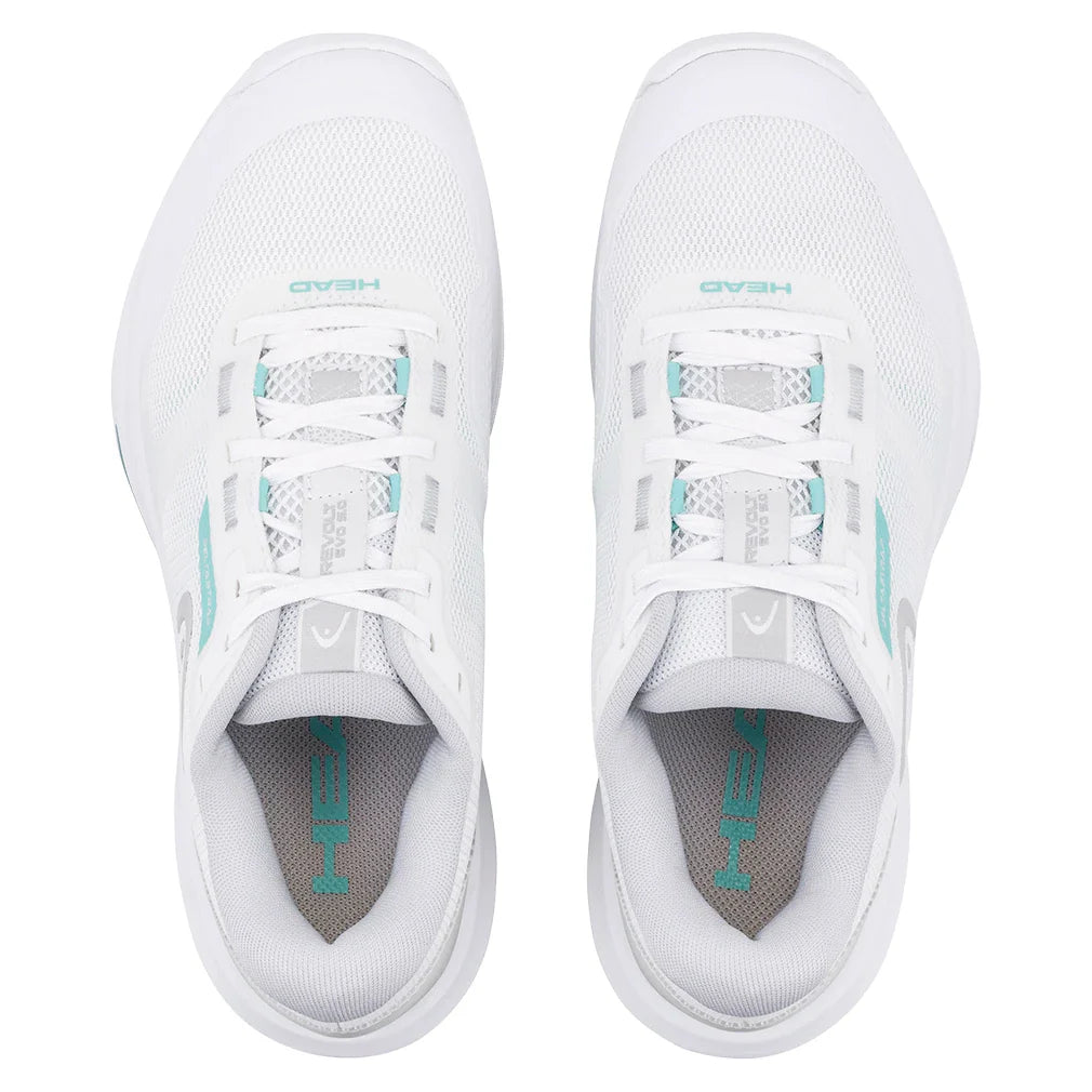 Women's Revolt Evo 5.0 Tennis Shoes White and Light Grey