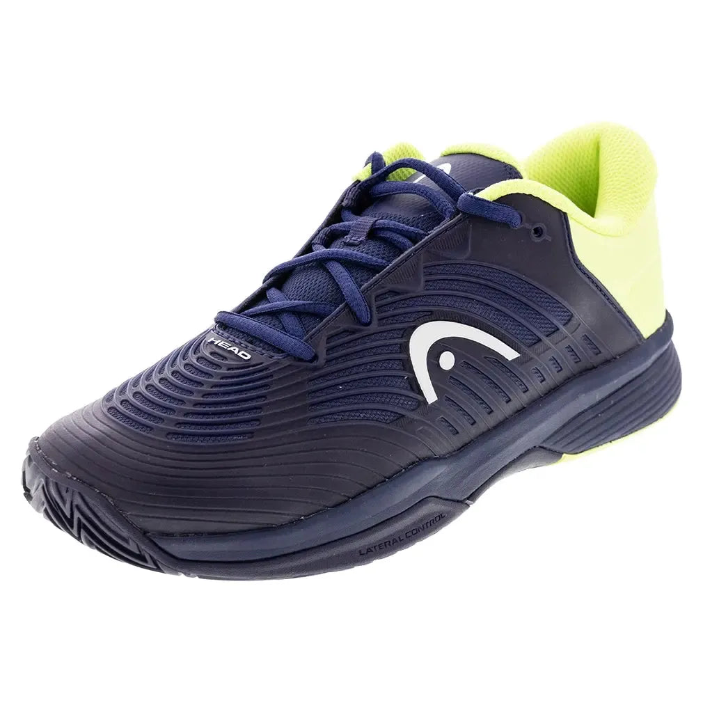 Juniors Revolt Pro 4.5 Tennis Shoes Navy and Lime-Footwear-Head-275205NVLI-S2503copy-Tennis Express