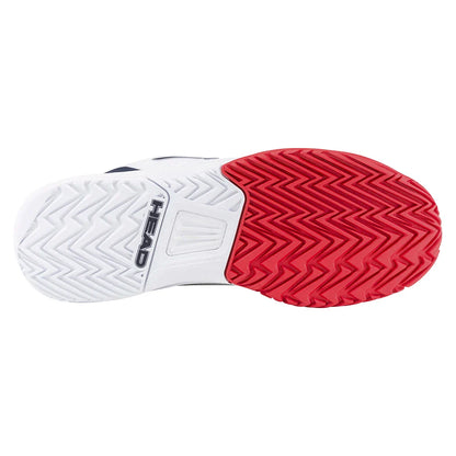 Juniors' Revolt Pro 5.0 Tennis Shoes White and Navy