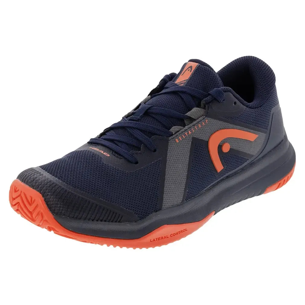 Juniors Sprint Pro 4.0 Tennis Shoes Dark Blue and Red-Footwear-Head-275305DBRD-S2501copy-Tennis Express