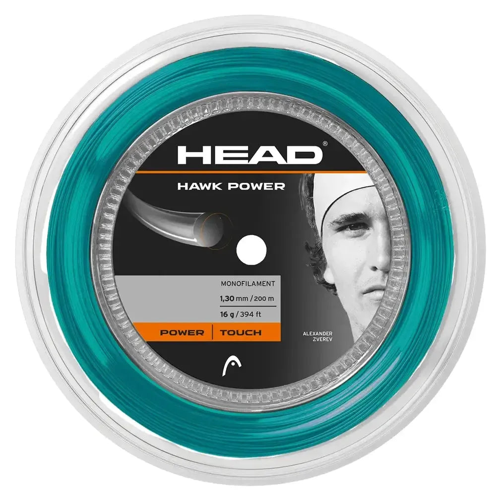 Hawk Power 16G Tennis String Reel Petrol