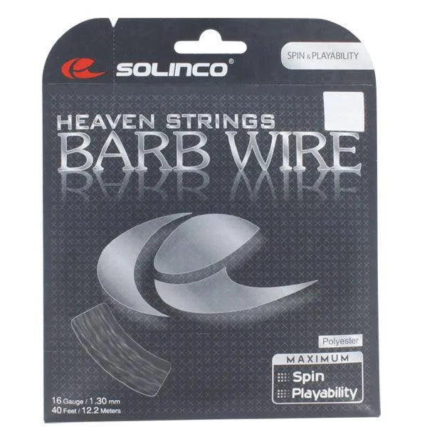 Barb Wire 16G 1.30MM Tennis String-Strings-Solinco-28394-DEFAULT-L-Tennis Express