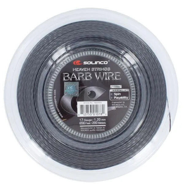 Barb Wire 17G 1.20MM Reel Tennis String-Strings-Solinco-28395-DEFAULT-L-Tennis Express