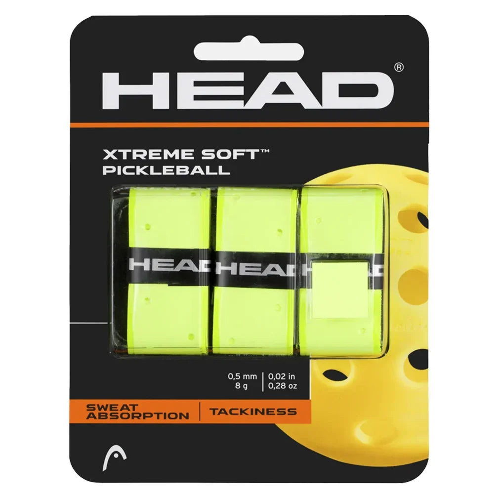 XTREME Soft Pickleball Overgrip-Accessories-Head-285681-Yellow-2-[Sku]-Tennis Express