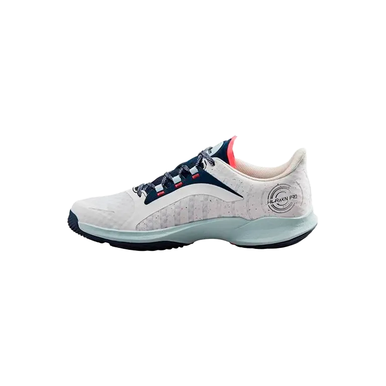 Padel Shoes Wilson Hurakn Pro White/Cooling Spray/Navy Blazer