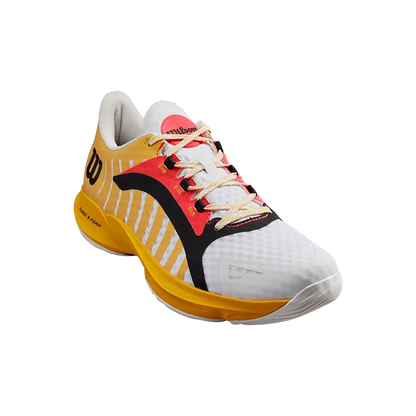 Padel Shoes Wilson Hurakn Pro White/OldGold/Fiery