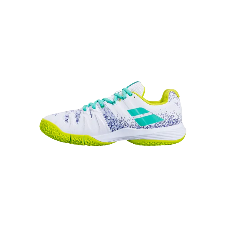 Padel Shoes Babolat Sensa Mujer White/Spring Bud