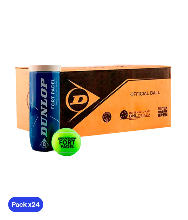 Box Balls  Dunlop Fort Padel (Pack x24)