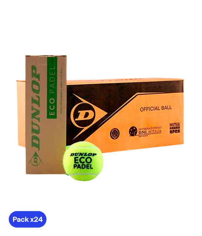 Box Balls  Dunlop Eco Padel (Pack x24)