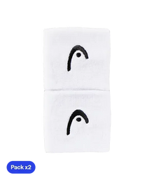 Wristband Cortas HEAD White (Pack x2)