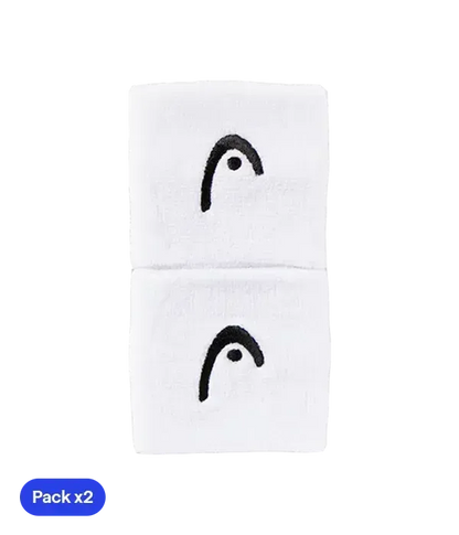 Wristband Cortas HEAD White (Pack x2)