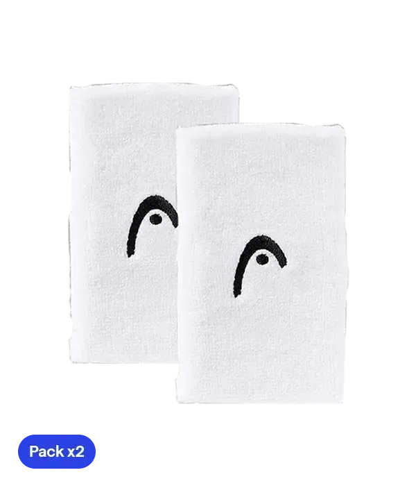 Wristband Largas HEAD White (Pack x2)