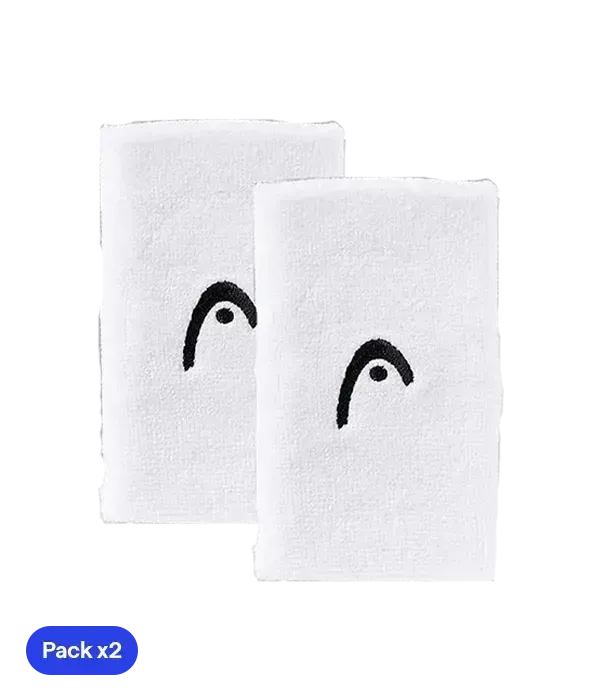 Wristband Largas HEAD White (Pack x2)