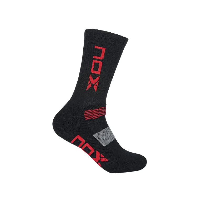 Socks NOX Serie Pro Negro/Rojo