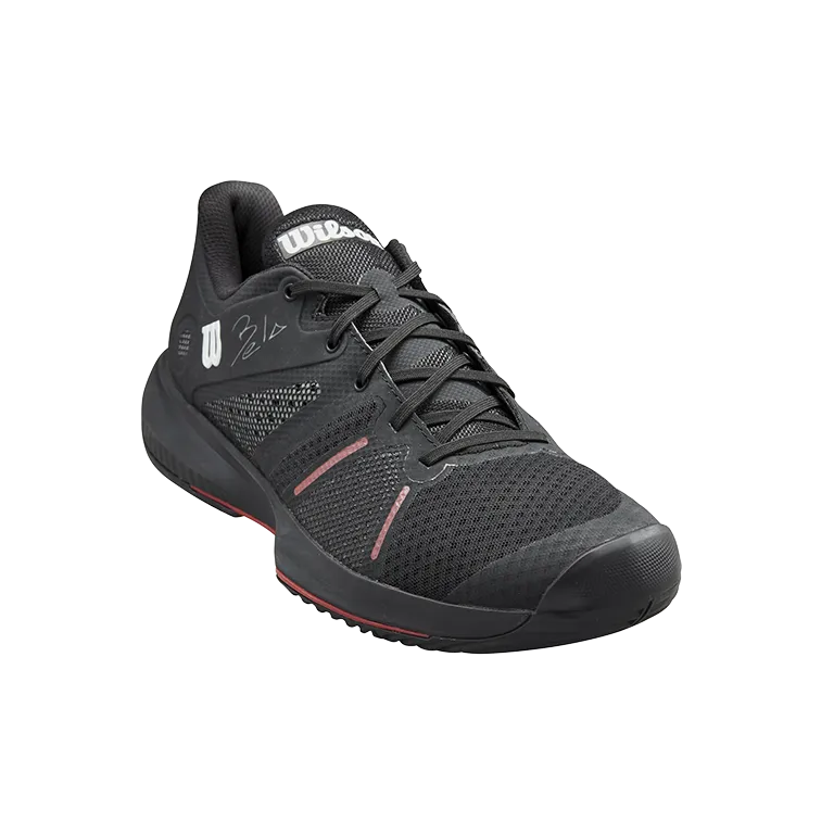 Padel Shoes Wilson Bela Pro Black/Ebony/Poppy Red
