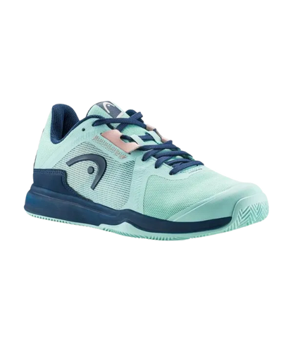 Padel Shoes HEAD Sprint Team 3.5 Clay Mujer Aqua Dark Blue