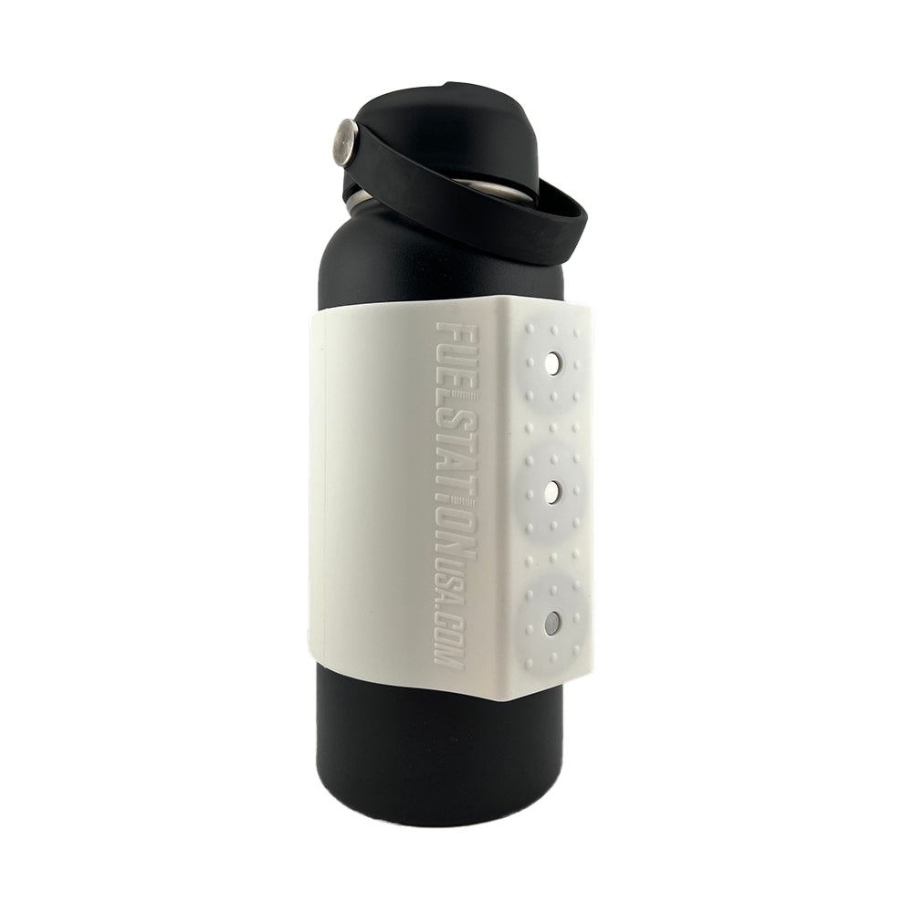 FUELSTATION Bottle: White Magnetic Sleeve