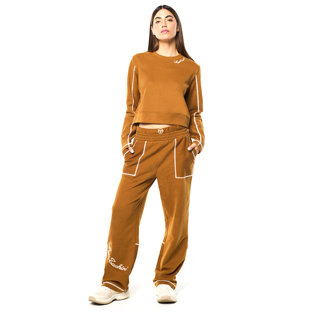 Sergio Tacchini Greta Crewneck - Bronze Brown