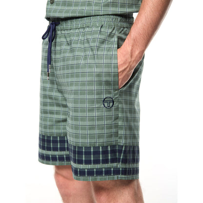 Sergio Tacchini Quadretto Cabana Short - Duck Green