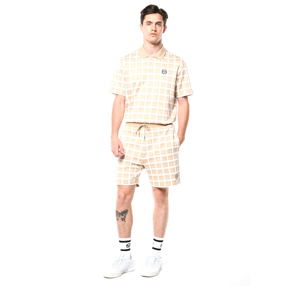 Sergio Tacchini Damarindo Check Short - Humus