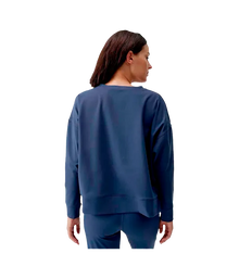 Camiseta Born Living Yoga Manga Larga Daba Azul Marino