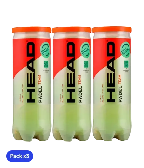Balls  HEAD Padel Team (Pack x3)