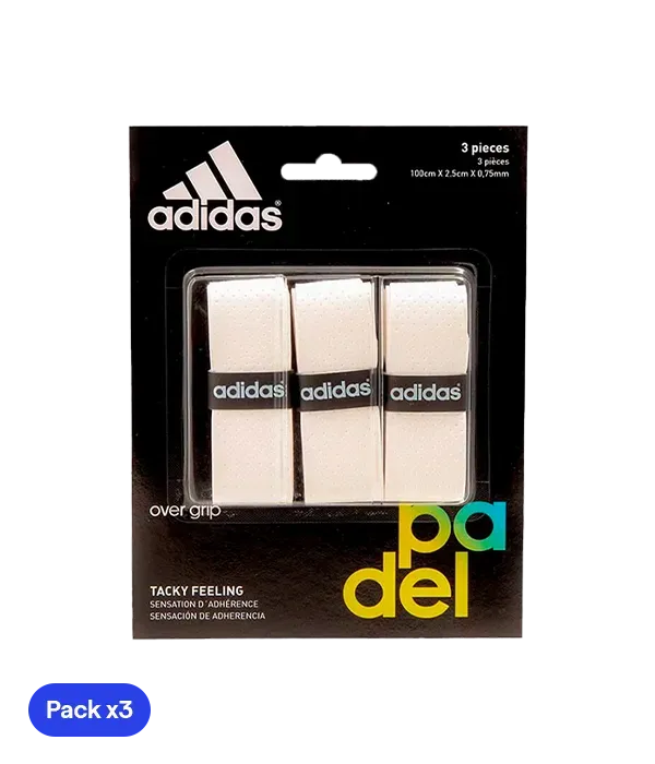 Overgrips Adidas Perforado White (Pack x3)