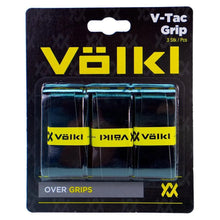 V-Tac 3 Pack Black Tennis Overgrip-Accessories-Volkl-30191-DEFAULT-L-Tennis Express