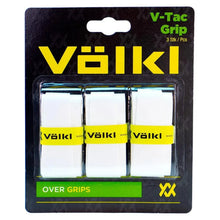V-Tac 3 Pack White Tennis Overgrip-Accessories-Volkl-30224-DEFAULT-L-Tennis Express