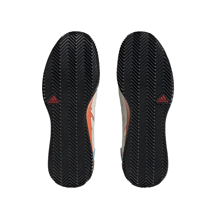 Padel Shoes Adidas adizero Ubersonic 4 M Clay Blanco/Naranja