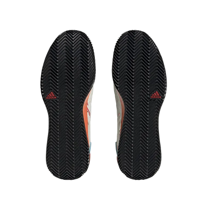 Padel Shoes Adidas adizero Ubersonic 4 M Clay Blanco/Naranja