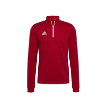 Sudadera Adidas media cremallera roja