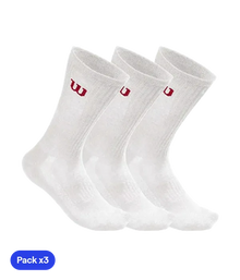 Socks Wilson Crew Socks (x3) Blancos
