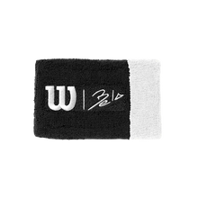 Wristbands Larga Wilson Bela Negro/Blanco