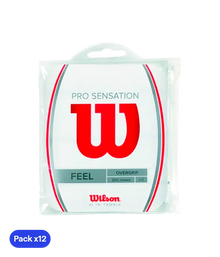 Overgrips Wilson Pro Sensation Lisos White (Pack x12)