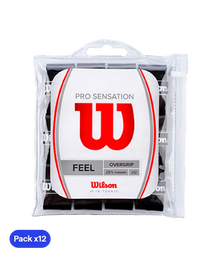Overgrips Wilson Pro Sensation Lisos Negro (Pack x12)