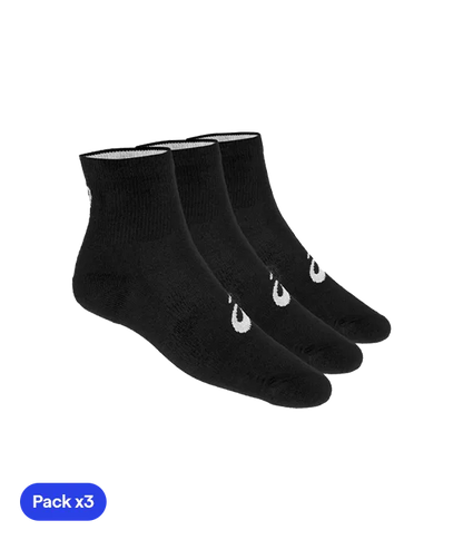 Socks Asics Quarter (Pack x 3) Negro