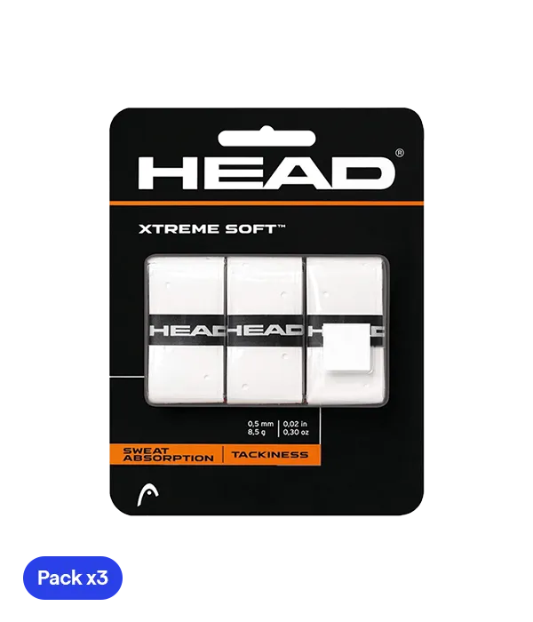 Overgrips HEAD XtremeSoft White (Pack x3)