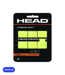 Overgrips HEAD XtremeSoft Amarillo (Pack x3)