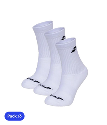 Socks Babolat White (Pack x3)