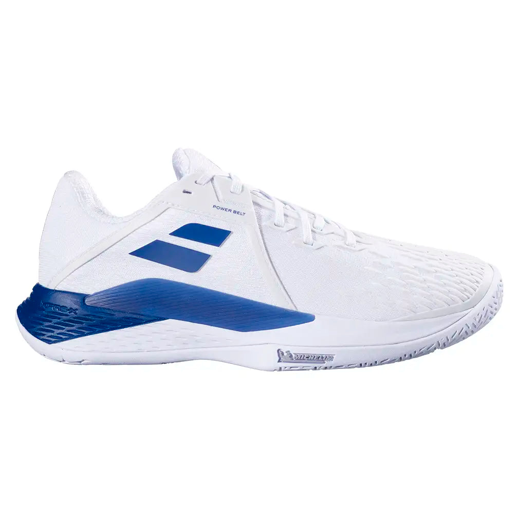 Men's Propulse Fury 3 All Court Tennis Shoes White and Dark Blue